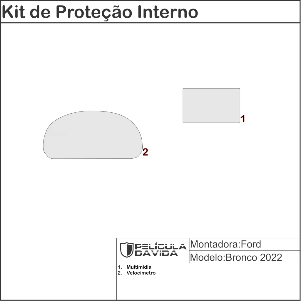 Kit full ppf Bronco 2022